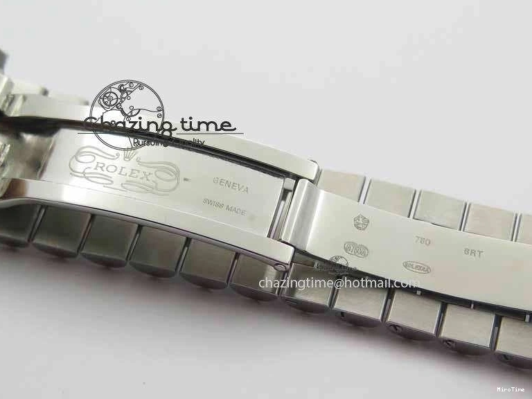 MiroTime 1227 Elegant Day Date 40mm SS BP Maker Best Edition Ice Blue Dial Diamond Markers On SS Bracelet ETA 3700